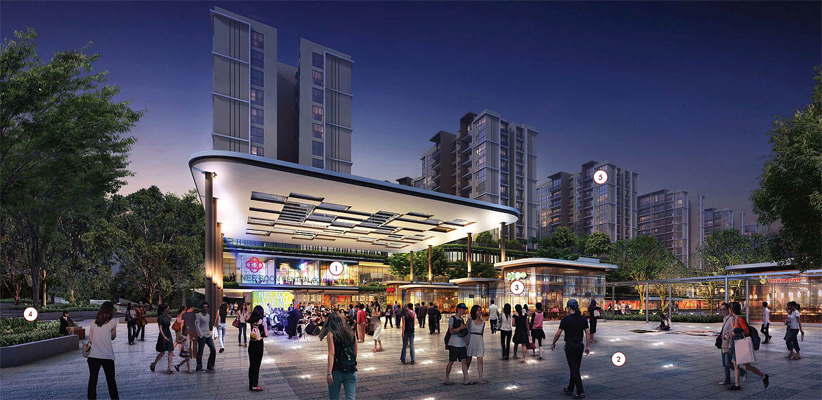 NorthPoint City :: One MRT stop from the Visionaire EC